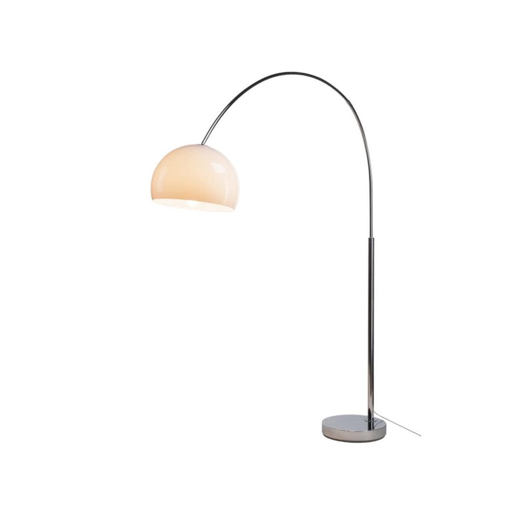 Lampa stojąca FENDA BOW BASIS E27 chrom 1,65m