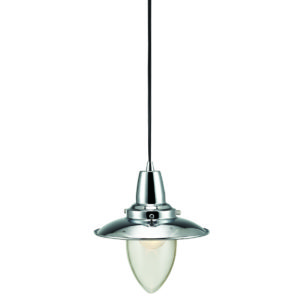 Lampy industrialne salon chrom